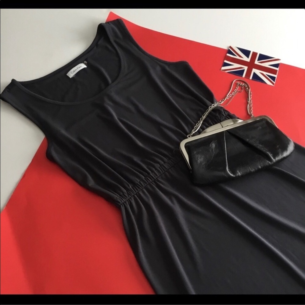 Calvin Klein Charcoal Tank Dress
